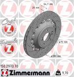 Load image into Gallery viewer, Zimmermann Brake Disc for BMW M2 Coupe (F22, F87) rear left