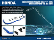 Hardrace Front Sway Bar Skoda Kodiaq, Superb, Volkswagen Golf r, Tiguan
