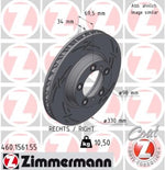 Load image into Gallery viewer, Zimmermann Sport Brake Disc for PORSCHE 911 (991) front right

