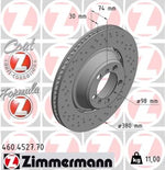 Load image into Gallery viewer, Zimmermann Brake Disc for PORSCHE 911 (991) rear right
