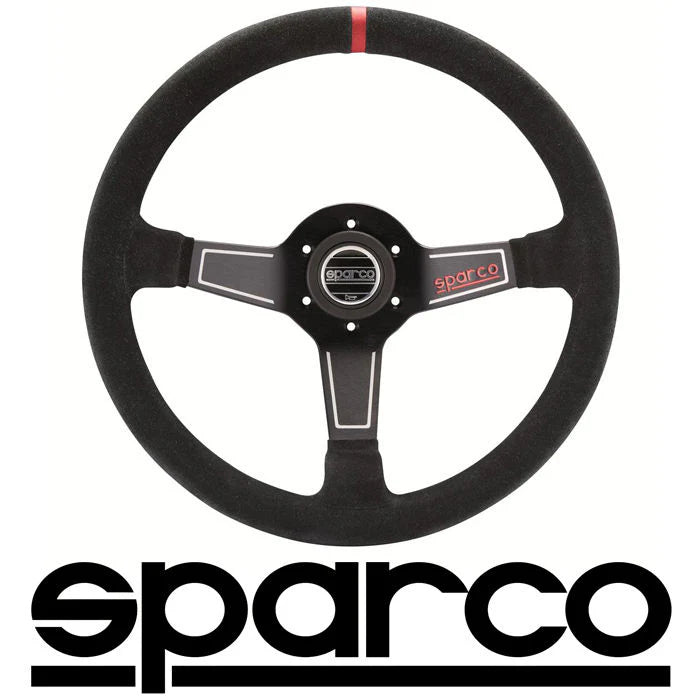 SPARCO 015L750SC Steering wheel L575, suede, black, diam.350mm, reach 63mm