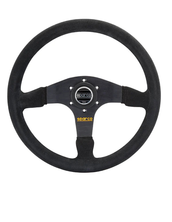 SPARCO 015R375PSN Steering wheel R375, suede, black, diam.350mm, reach 36mm