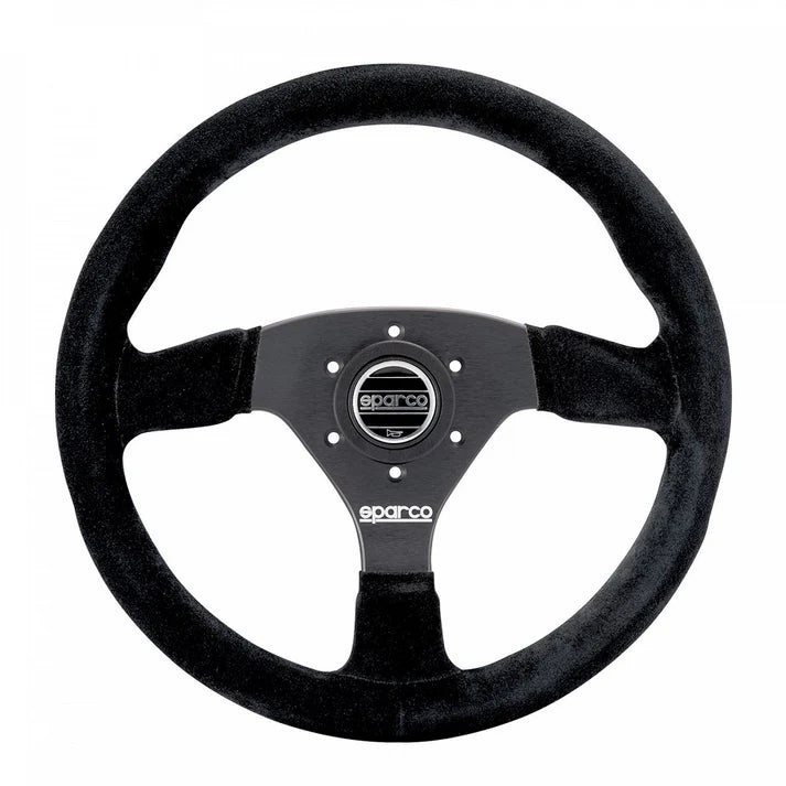 SPARCO 015R383PSN Steering wheel R383, suede, black, diam.330mm, reach 39mm