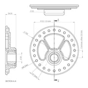 Fixed Camber Plates Rally/Race BMW E36 E46 E90
