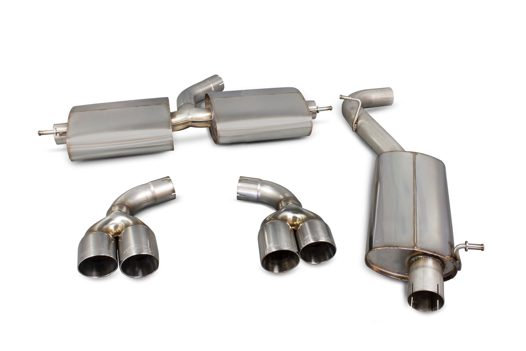 Scorpion Exhausts Audi TT Mk2 3.2 V6/TT S Mk2 Resonated cat-back system