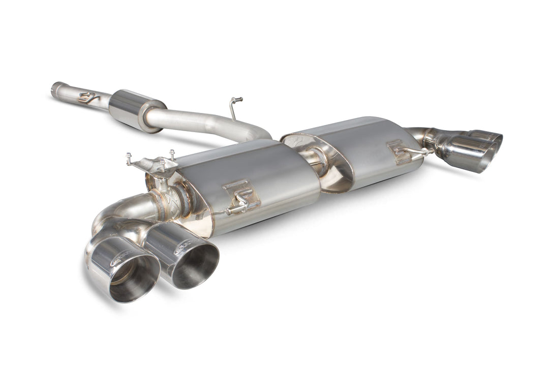 Scorpion Exhausts Audi S1 2.0 TFSi Quattro Resonated cat-back system with electronic valves