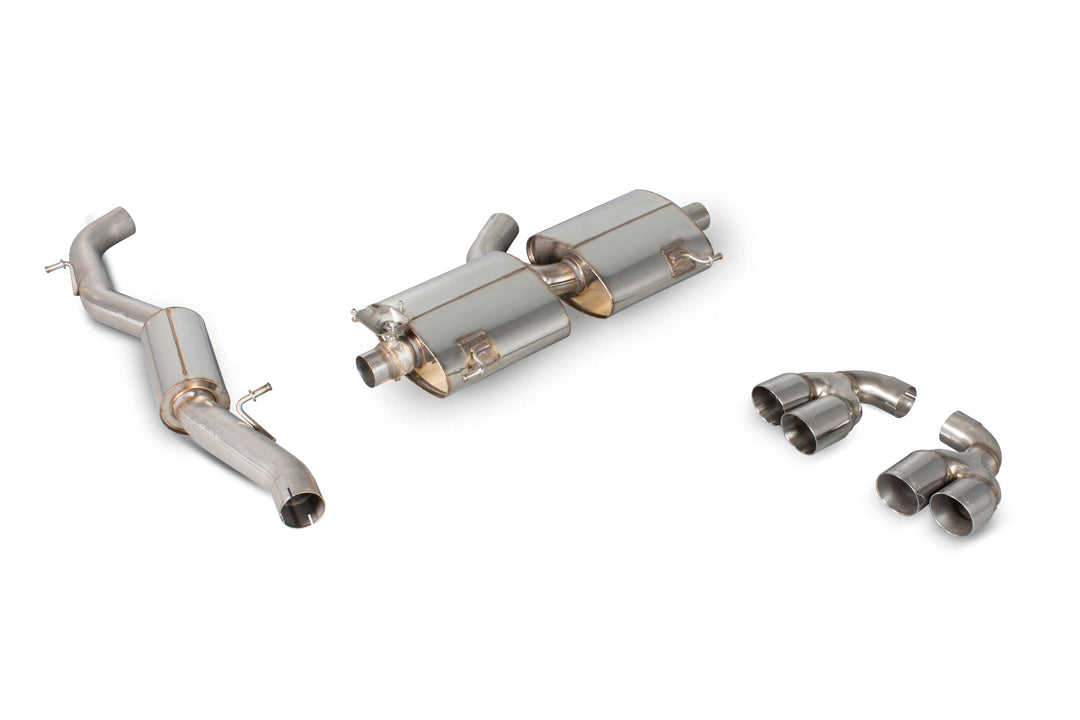Scorpion Exhausts Audi S1 2.0 TFSi Quattro Resonated cat-back system with electronic valves