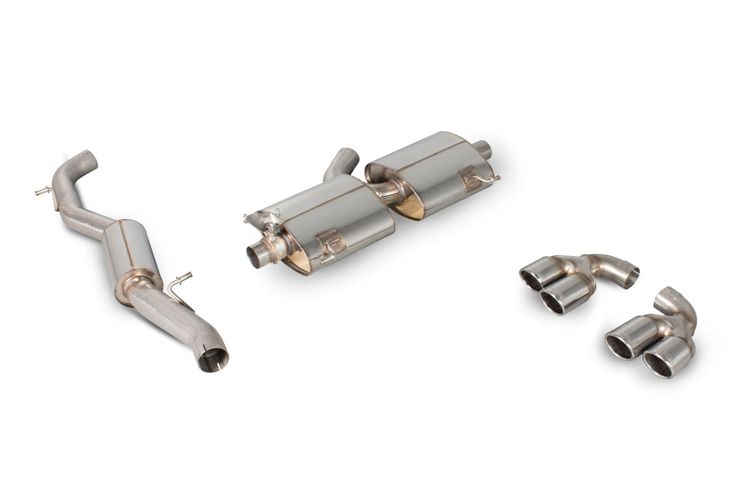 Scorpion Exhausts Audi S1 2.0 TFSi Quattro Resonated cat-back system with electronic valves