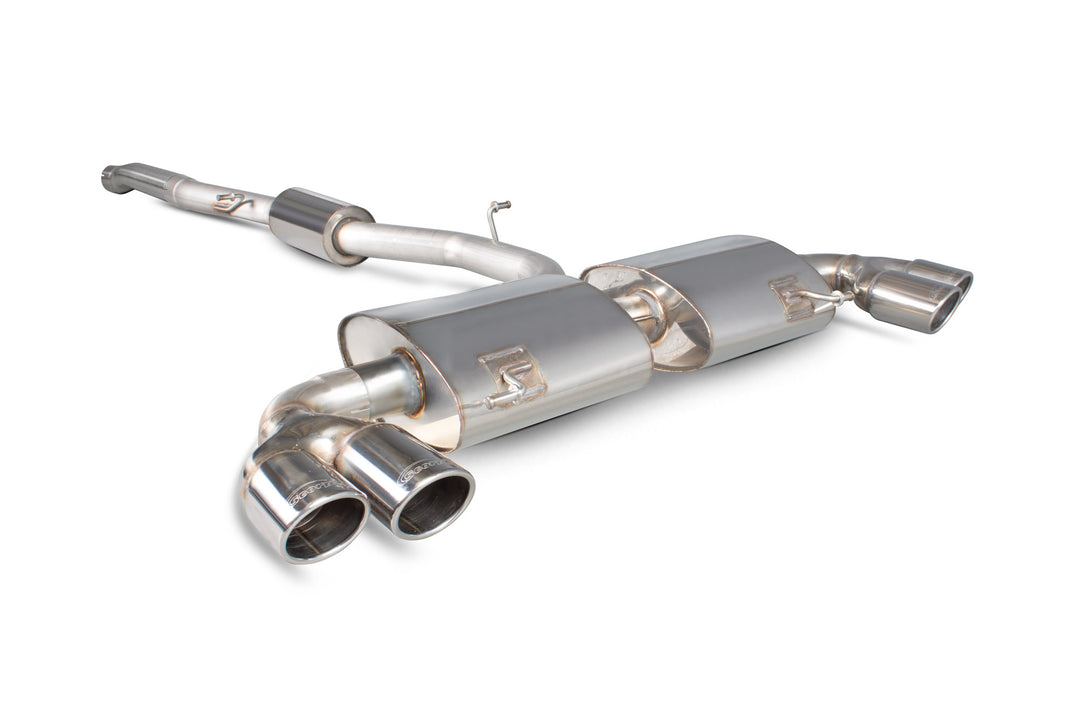 Scorpion Exhausts Audi S1 2.0 TFSi Quattro Resonated cat-back system without valves