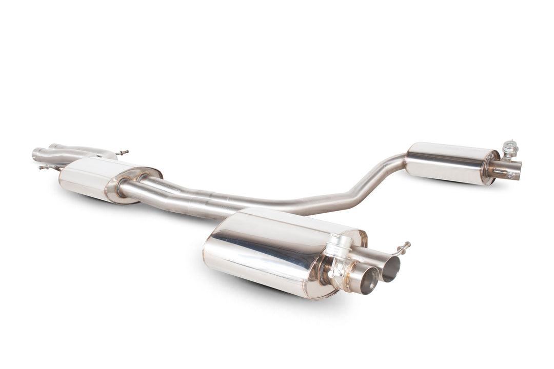 Scorpion Exhausts Audi RS4 B8 4.2 FSI Quattro Avant/RS5 4.2 V8 Coupe Resonated half system inc active exhaust valve