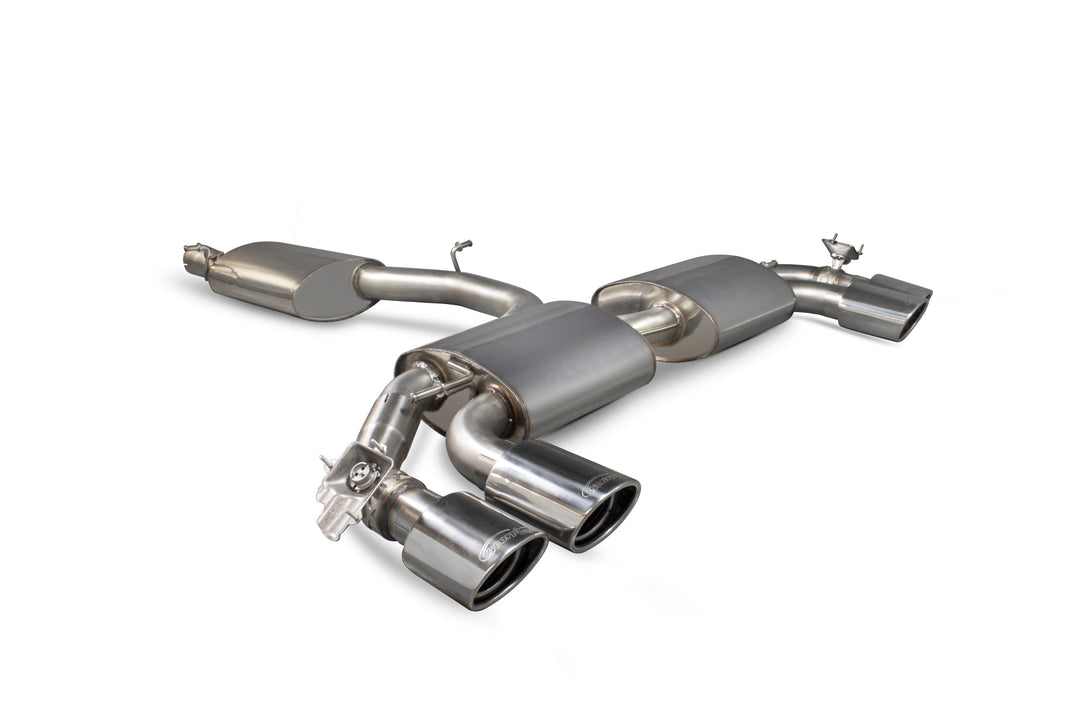 Scorpion Exhausts Audi TT S Mk3 Non GPF Model Only (Coupe models only) Reasonated cat-back (with valves)