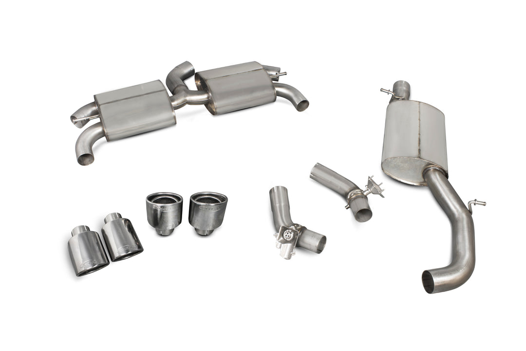 Scorpion Exhausts Audi TT S Mk3 Non GPF Model Only (Coupe models only) Reasonated cat-back (with valves)