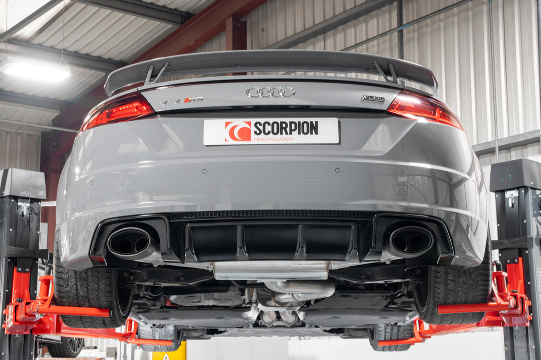 Scorpion Exhausts Audi TTRS MK3 Coupe (GPF and non GPF models) Resonated cat/gpf-back system with valves