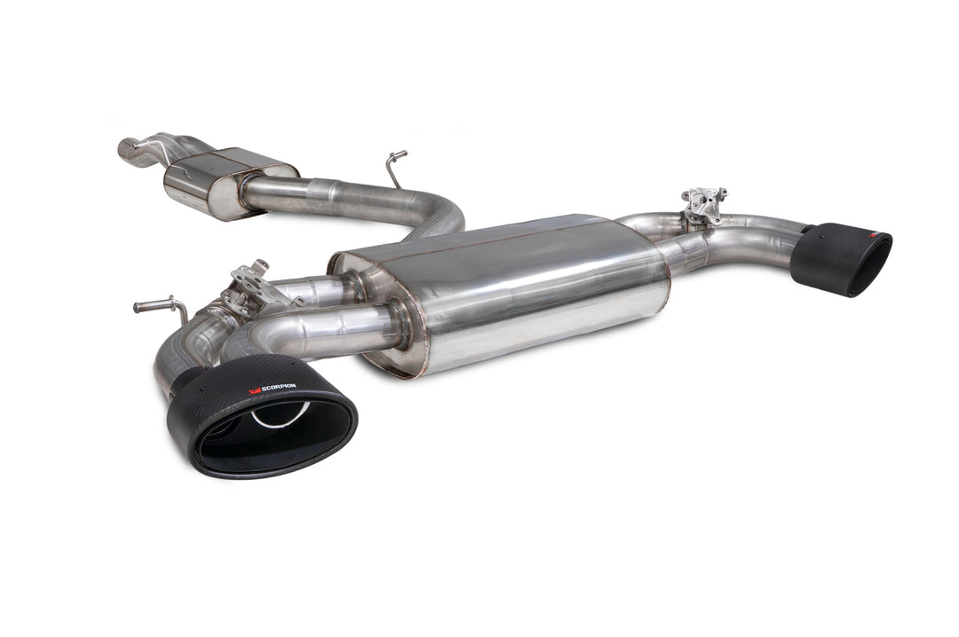 Scorpion Exhausts Audi RS3 Saloon 8V (GPF and Non- GPF models) Resonated cat/gpf-back system with valves