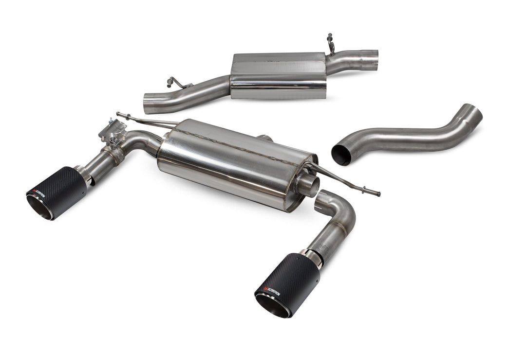 Scorpion Exhausts Audi TT MK3 2.0 TFSi Quattro Coupe Non GPF Model Only Resonated cat-back system with electronic valves