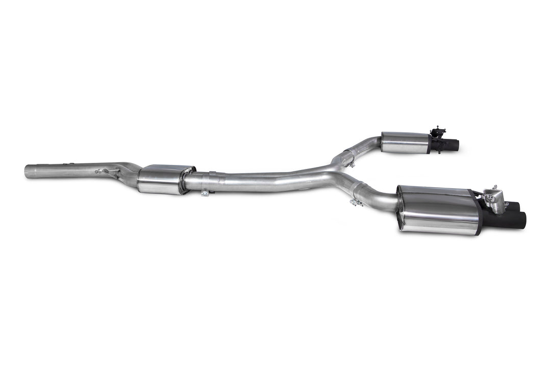 Scorpion Exhausts Audi RS6 Avant C7 Resonated half system with trims