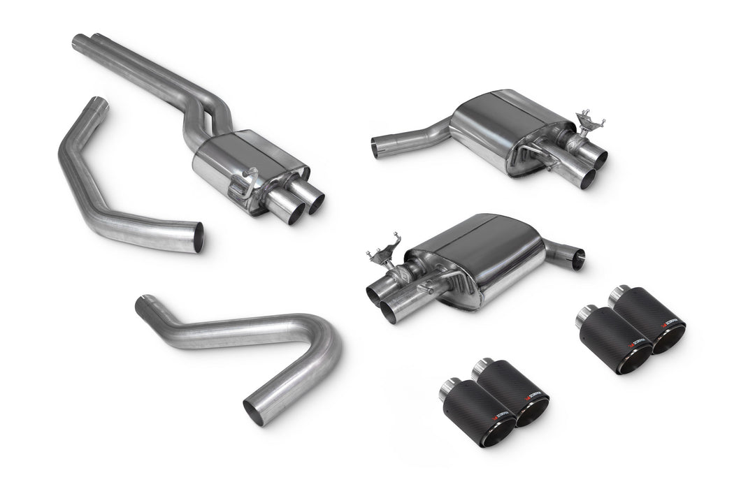 Scorpion Exhausts Audi S4 B9 Quattro 3.0T V6 Avant, Saloon/Sedan. Non GPF Models Resonated half system