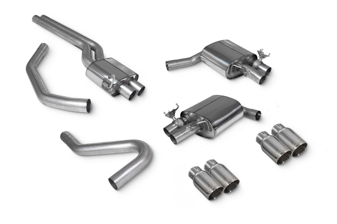 Scorpion Exhausts Audi S4 B9 Quattro 3.0T V6 Avant, Saloon/Sedan. Non GPF Models Resonated half system
