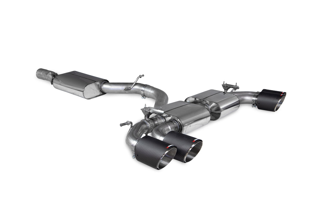 Scorpion Exhausts Audi S3 8Y Sportback Resonated cat/gpf back system & electronic valves