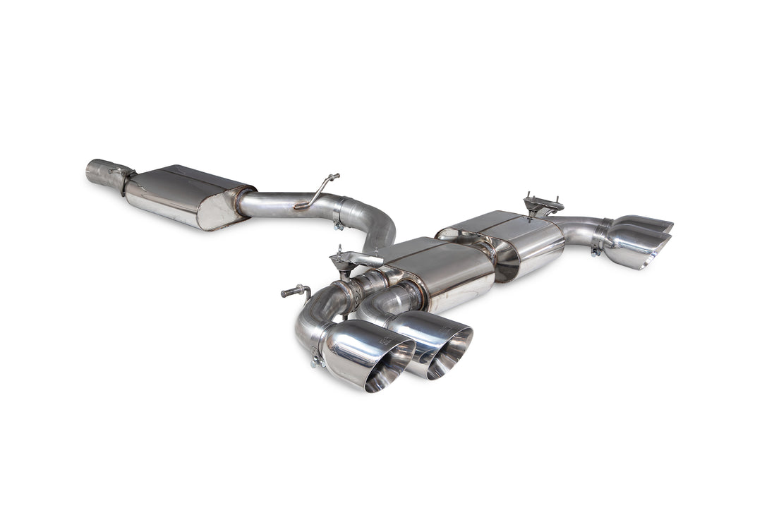 Scorpion Exhausts Audi S3 8Y Sportback Resonated cat/gpf back system & electronic valves