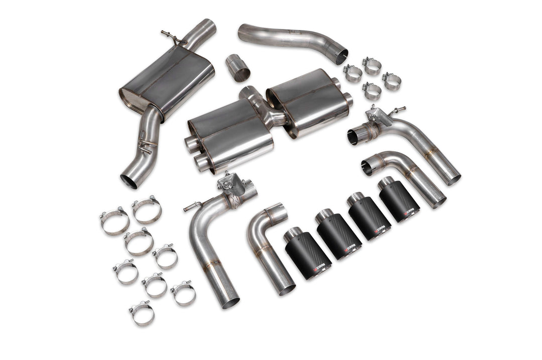 Scorpion Exhausts Audi S3 Saloon 8V Resonated cat/gpf-back system with valves