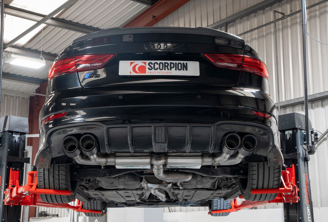 Scorpion Exhausts Audi S3 Saloon 8V Resonated cat/gpf-back system with valves