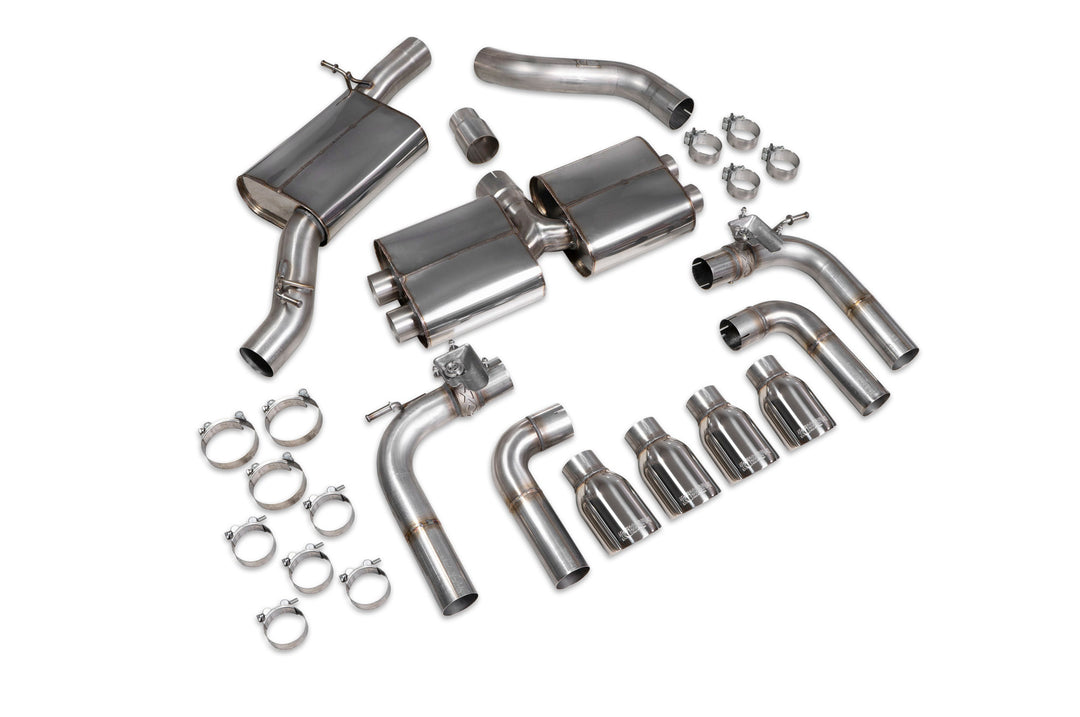 Scorpion Exhausts Audi S3 Saloon 8V Resonated cat/gpf-back system with valves