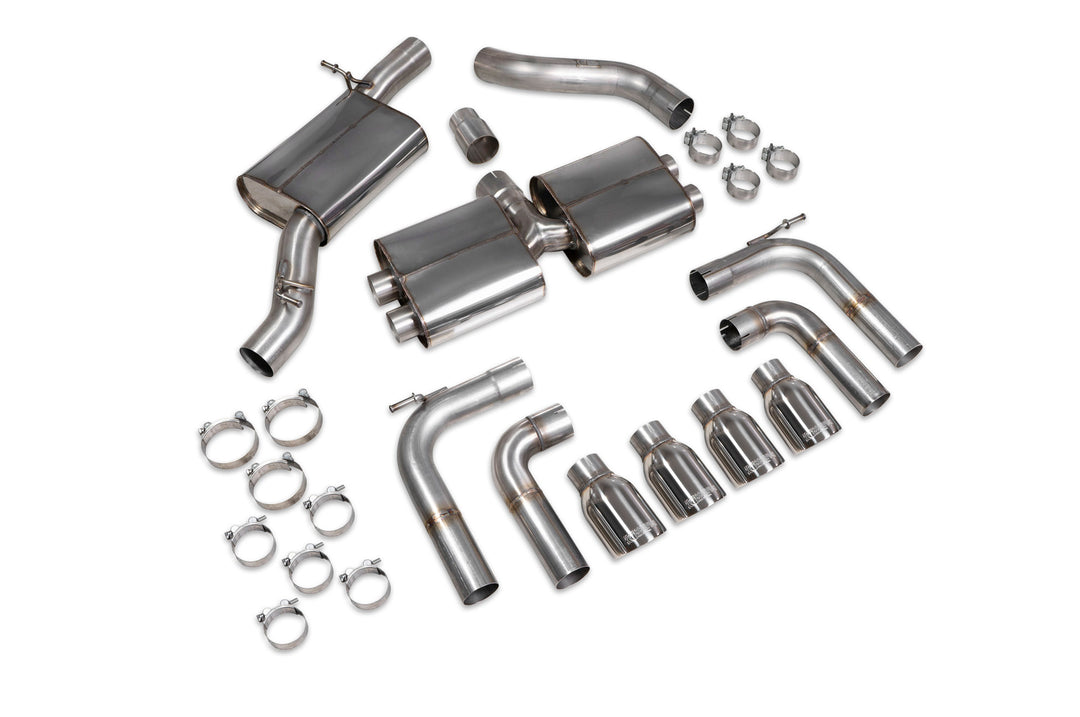 Scorpion Exhausts Audi S3 Saloon 8V Resonated cat/gpf-back system without valves