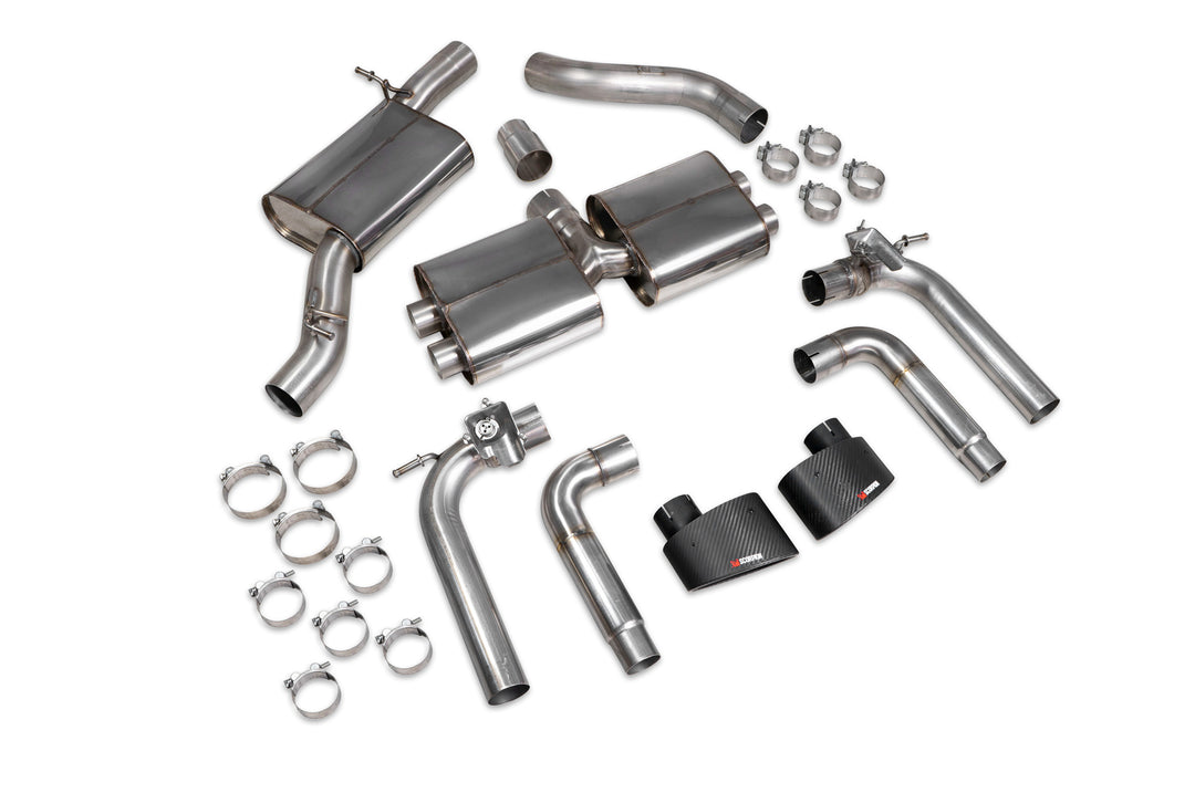 Scorpion Exhausts Audi S3 Saloon 8V Resonated cat/gpf-back system with valves