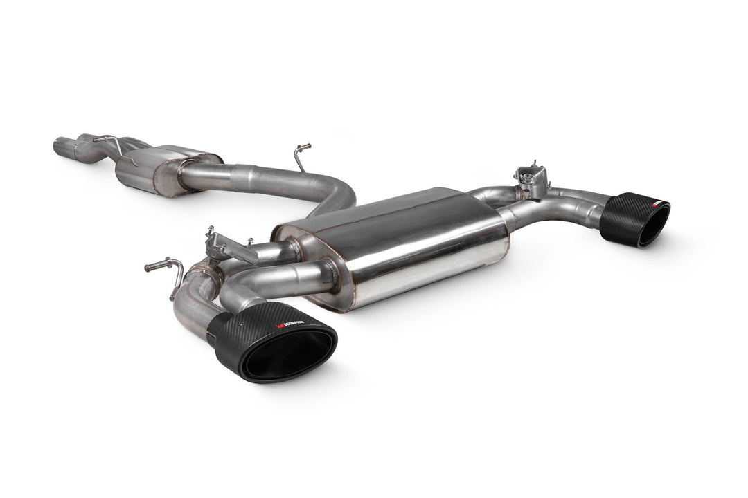 Scorpion Exhausts Audi RS3 8V Pre-Facelift Resonated cat-back system with valves