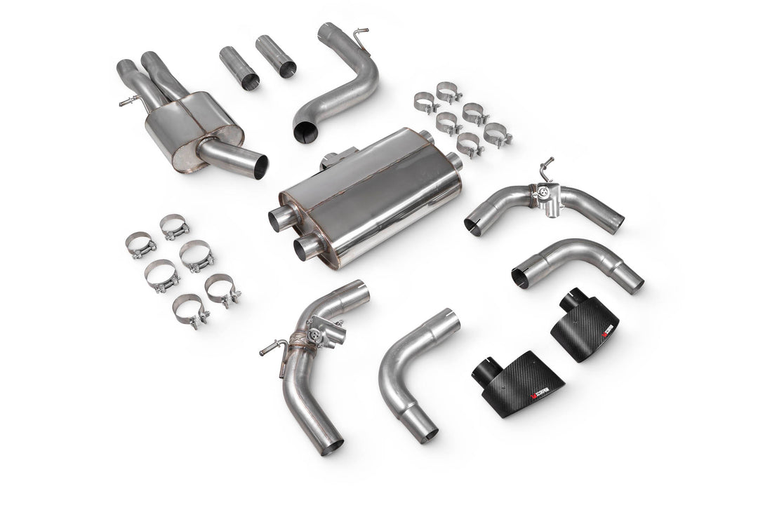 Scorpion Exhausts Audi RS3 8V Pre-Facelift Resonated cat-back system with valves