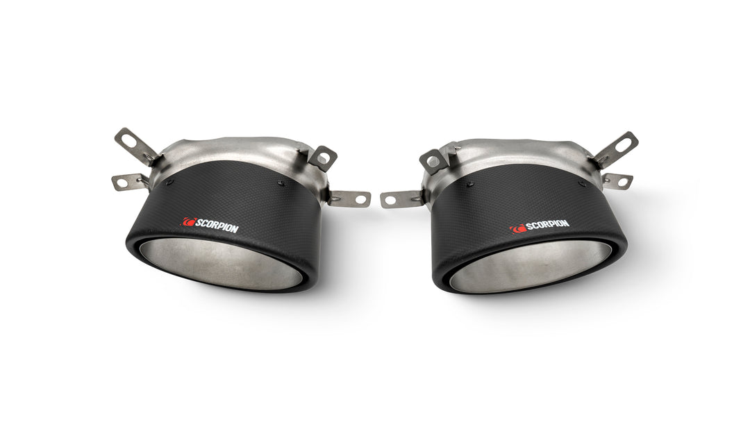 Scorpion Exhausts Audi RS7 C7 170 x 120mm Carbon Fibre Ascari RS trim (pair)