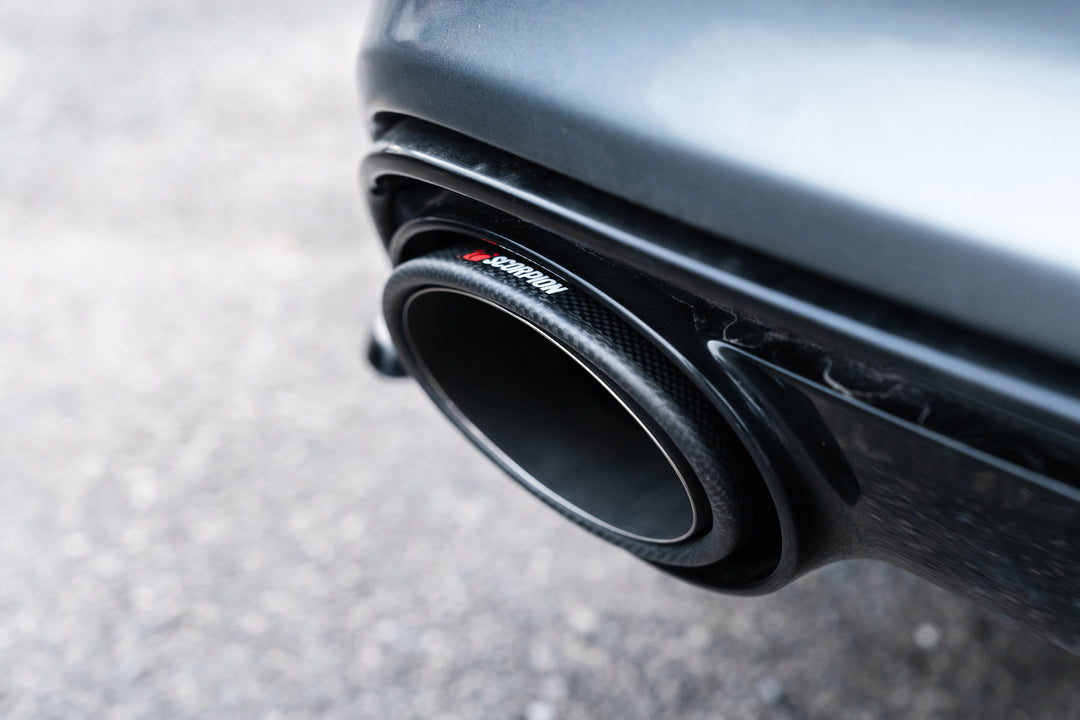 Scorpion Exhausts Audi RS7 C7 170 x 120mm Carbon Fibre Ascari RS trim (pair)