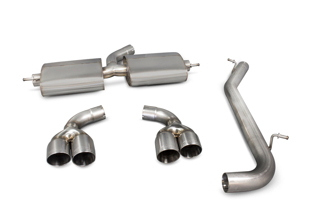 Scorpion Exhausts Audi TT Mk2 3.2 V6/TT S Mk2 Non-resonated cat-back system