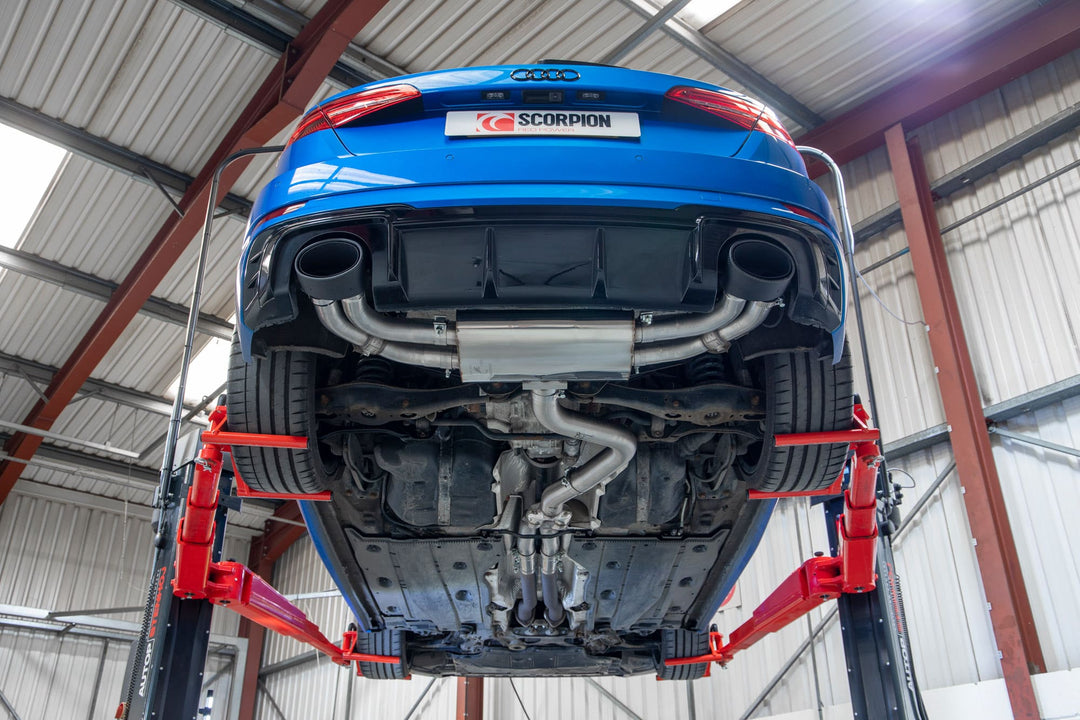 Scorpion Exhausts Audi RS3 8V Facelift (GPF models only) Non-res cat/gpf-back system with valves