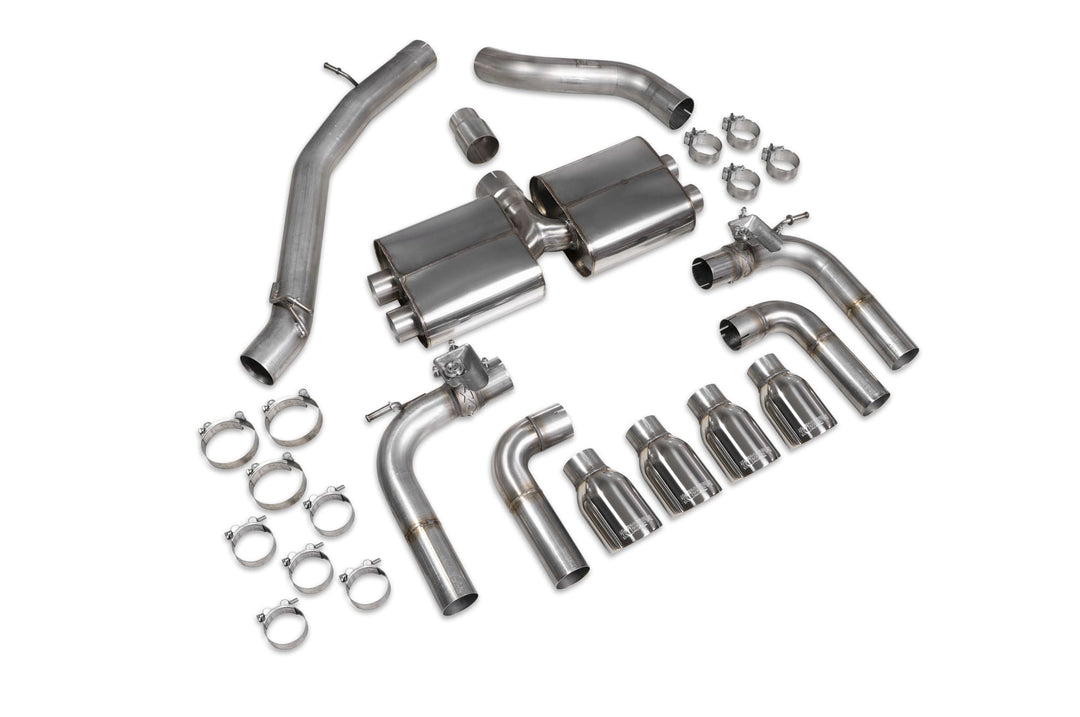 Scorpion Exhausts Audi S3 Saloon 8V Non-resonated cat/gpf-back system with valves