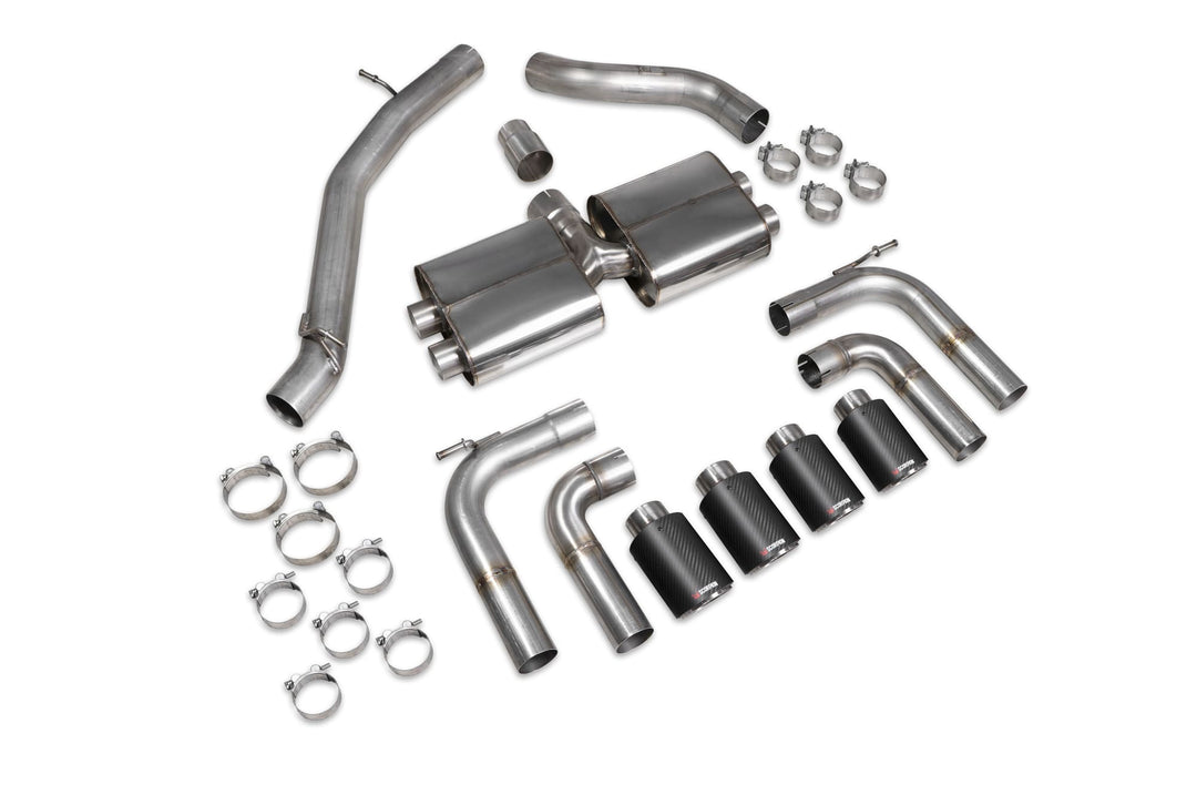 Scorpion Exhausts Audi S3 Saloon 8V Non-resonated cat/gpf-back system without valves