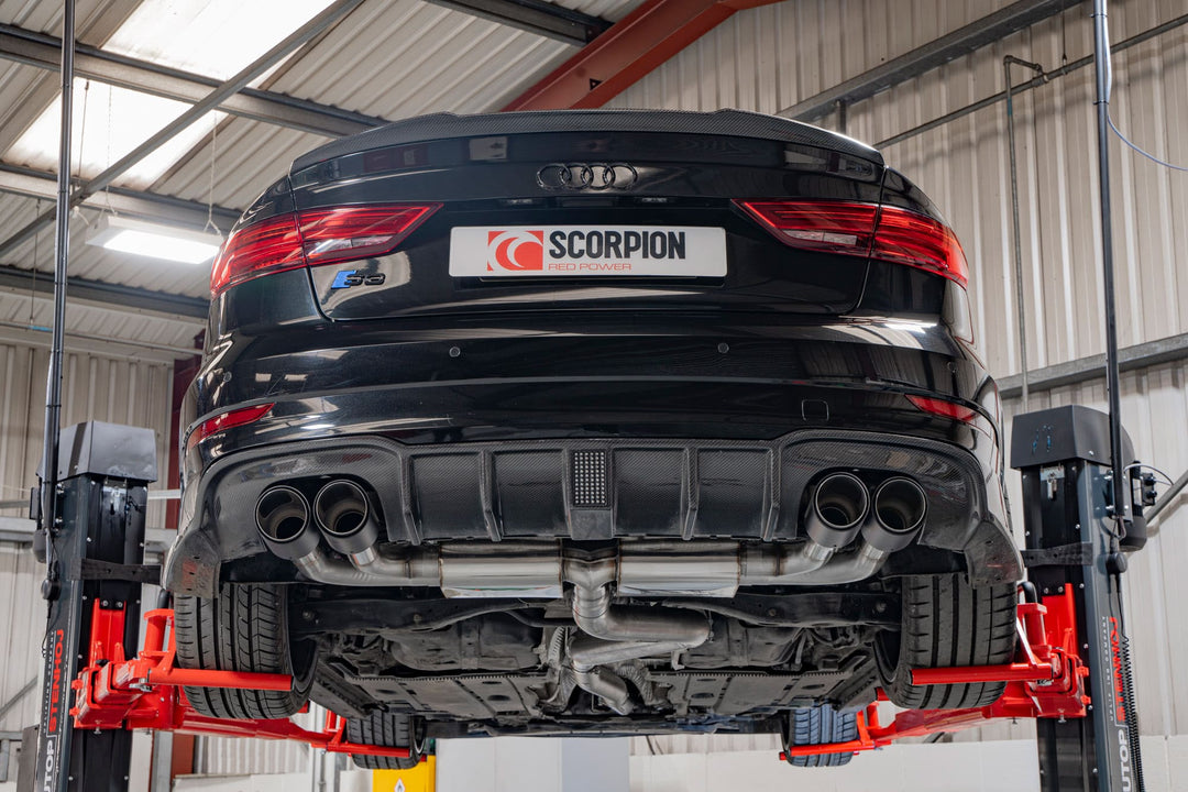 Scorpion Exhausts Audi S3 Saloon 8V Non-resonated cat/gpf-back system without valves