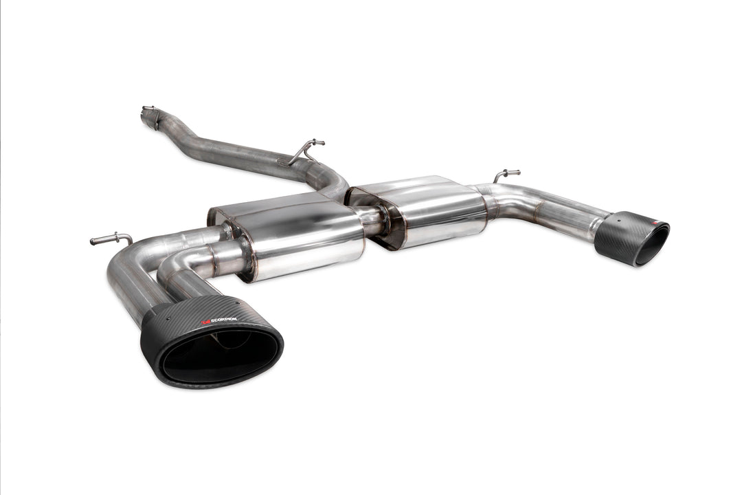 Scorpion Exhausts Audi S3 Saloon 8V Non-resonated cat/gpf-back system without valves