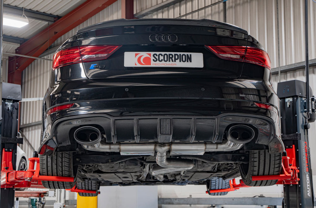 Scorpion Exhausts Audi S3 Saloon 8V Non-resonated cat/gpf-back system without valves