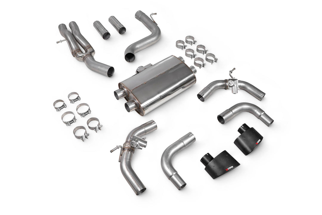 Scorpion Exhausts Audi RS3 8V Pre-Facelift Non-res cat-back system with valves