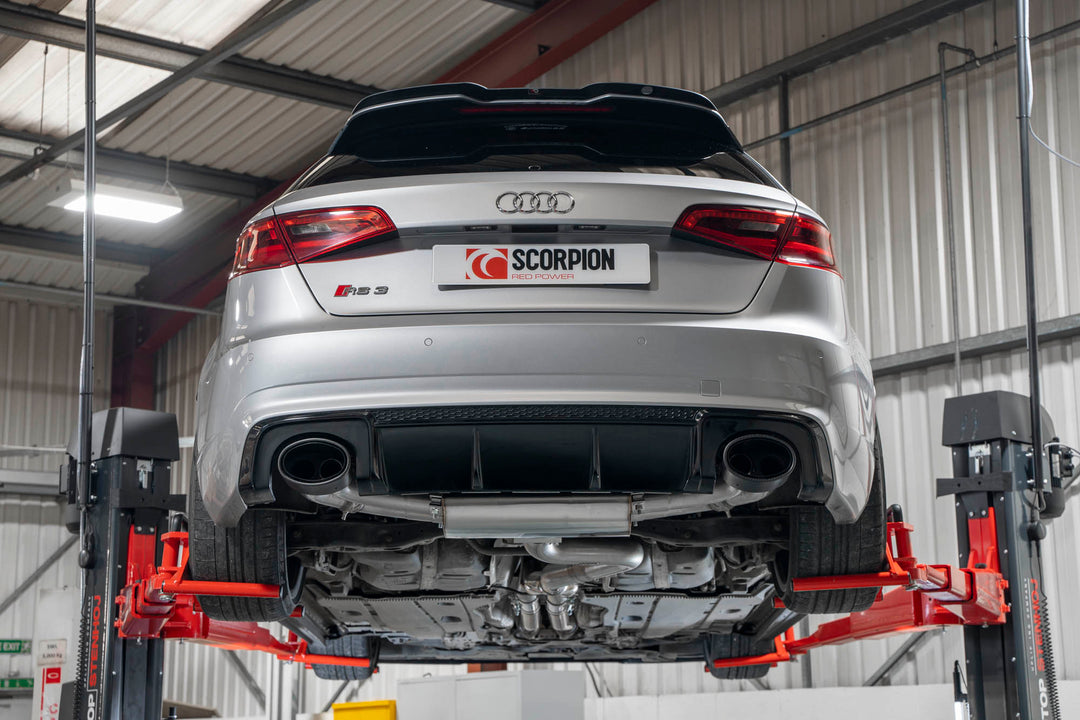Scorpion Exhausts Audi RS3 8V Pre-Facelift Non-res cat-back system with valves