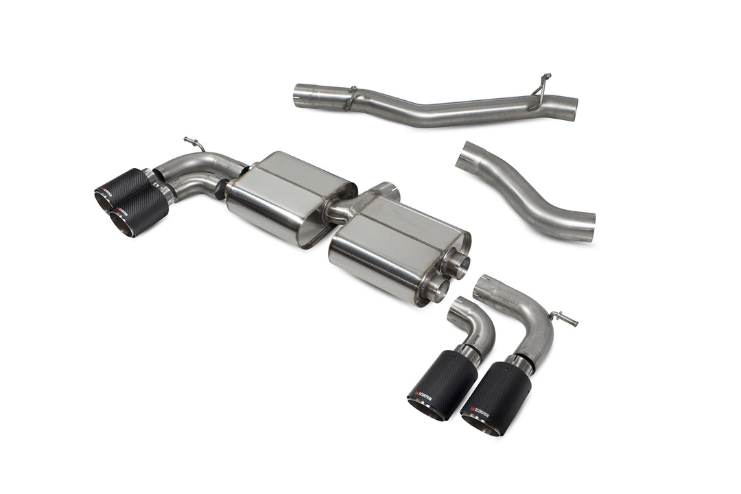 Scorpion Exhausts Audi S3 3-Door/Sportback 8V Non-resonated cat/gpf-back system without valves