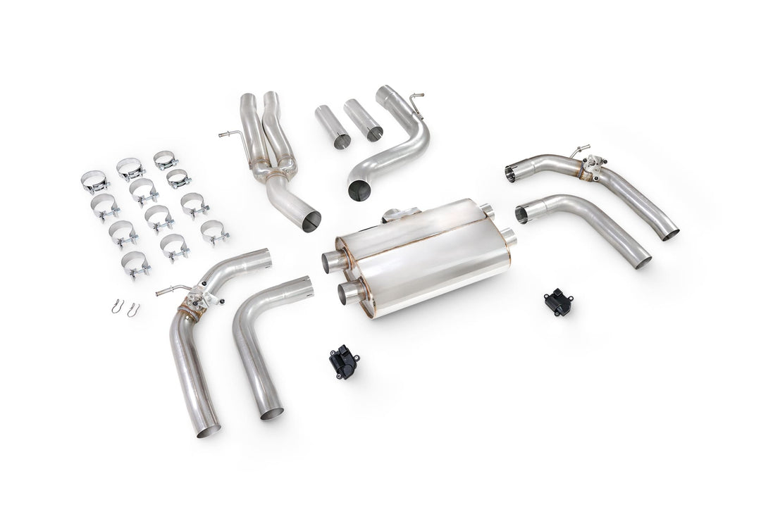 Scorpion Exhausts Audi RS3 8Y Saloon Non-Resonated Cat/GPF-back system with elec valves