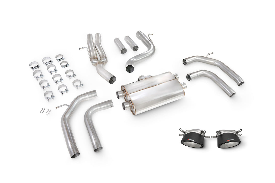Scorpion Exhausts Audi RS3 8Y Saloon Non-Resonated Cat/GPF-back system without valves