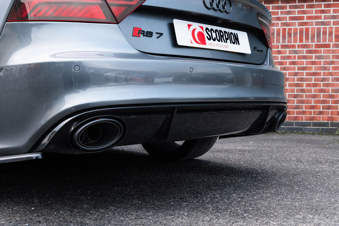 Scorpion Exhausts Audi RS7 C7 Non-Resonated half system with trims