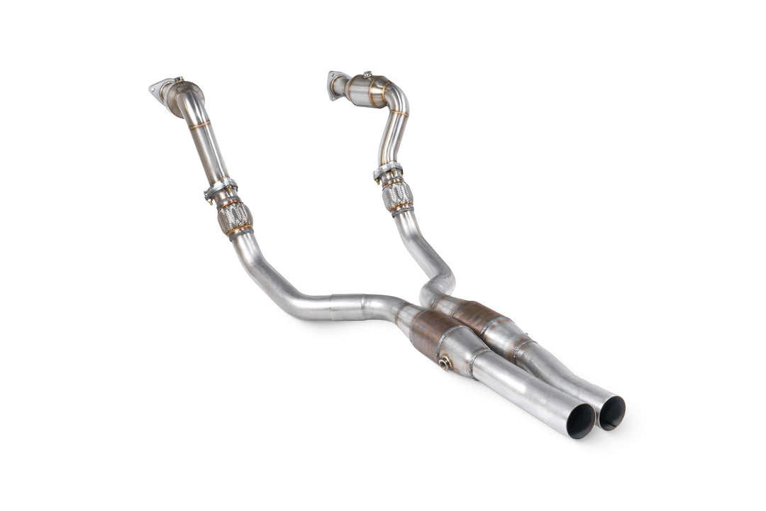 Scorpion Exhausts Audi S4 3.0 TFSI V6 Quattro Saloon, Sedan & Avant B8/B8.5 09-16 / S5 3.0 TFSI V6 Quattro 8T Coupe 12-17 Downpipes with Sports Cats in Front Pipes