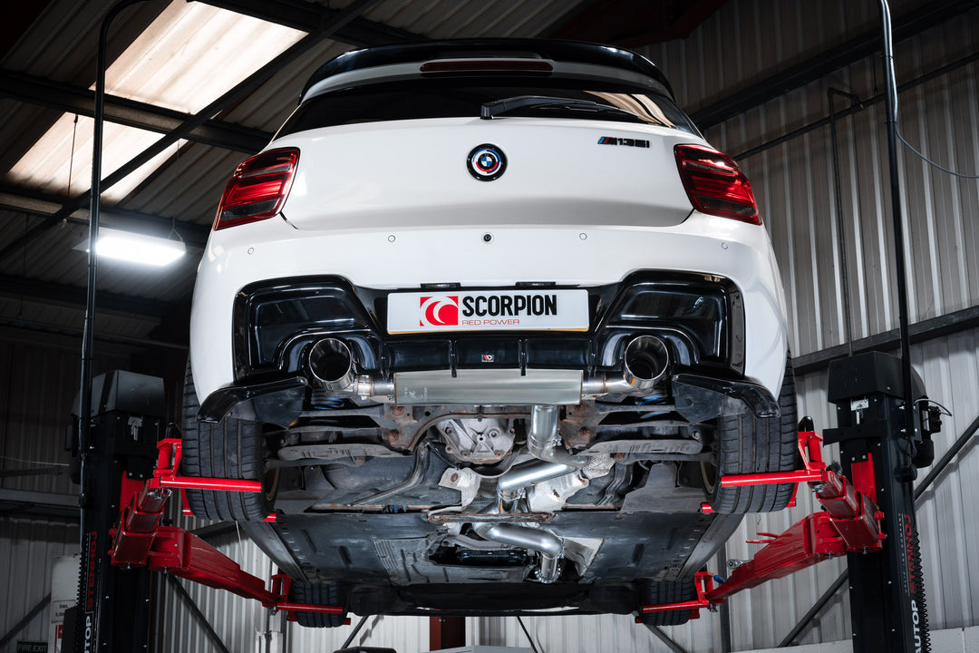 Scorpion Exhausts BMW M135i (F20/F21) including xDrive Non-resonated cat-back system with valve