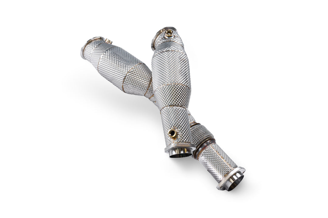 Scorpion Exhausts BMW M2 G87 / M3 G80/G81 / M4 G82 including Competition & xDrive / X4 M, X4 M Competition 3.0 LCi models Downpipes with a high flow sports catalysts
