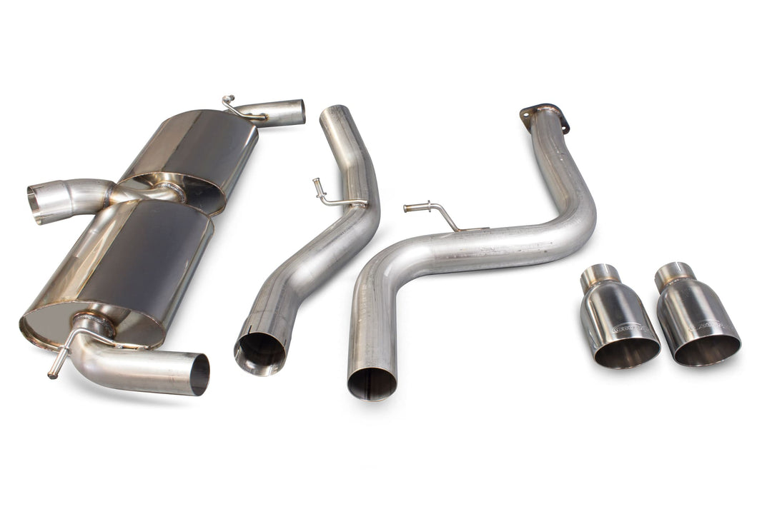 Scorpion Exhausts Ford Focus MK2 ST 225 2.5 Turbo 76mm/3 Non-resonated cat-back system
